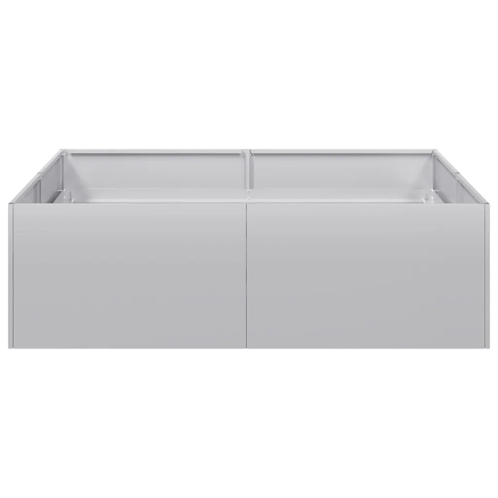 Fioriera 100x100x30 cm in Acciaio Zincato
