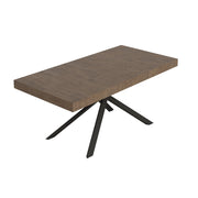 Tavolo allungabile 90x180/440 cm Niketis noce gambe antracite