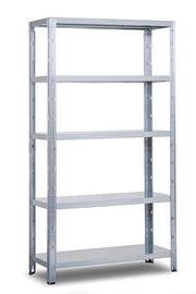 Scaffale in Metallo ad Incastro 5 Ripiani 120x50xh188 cm Crosser Zincato