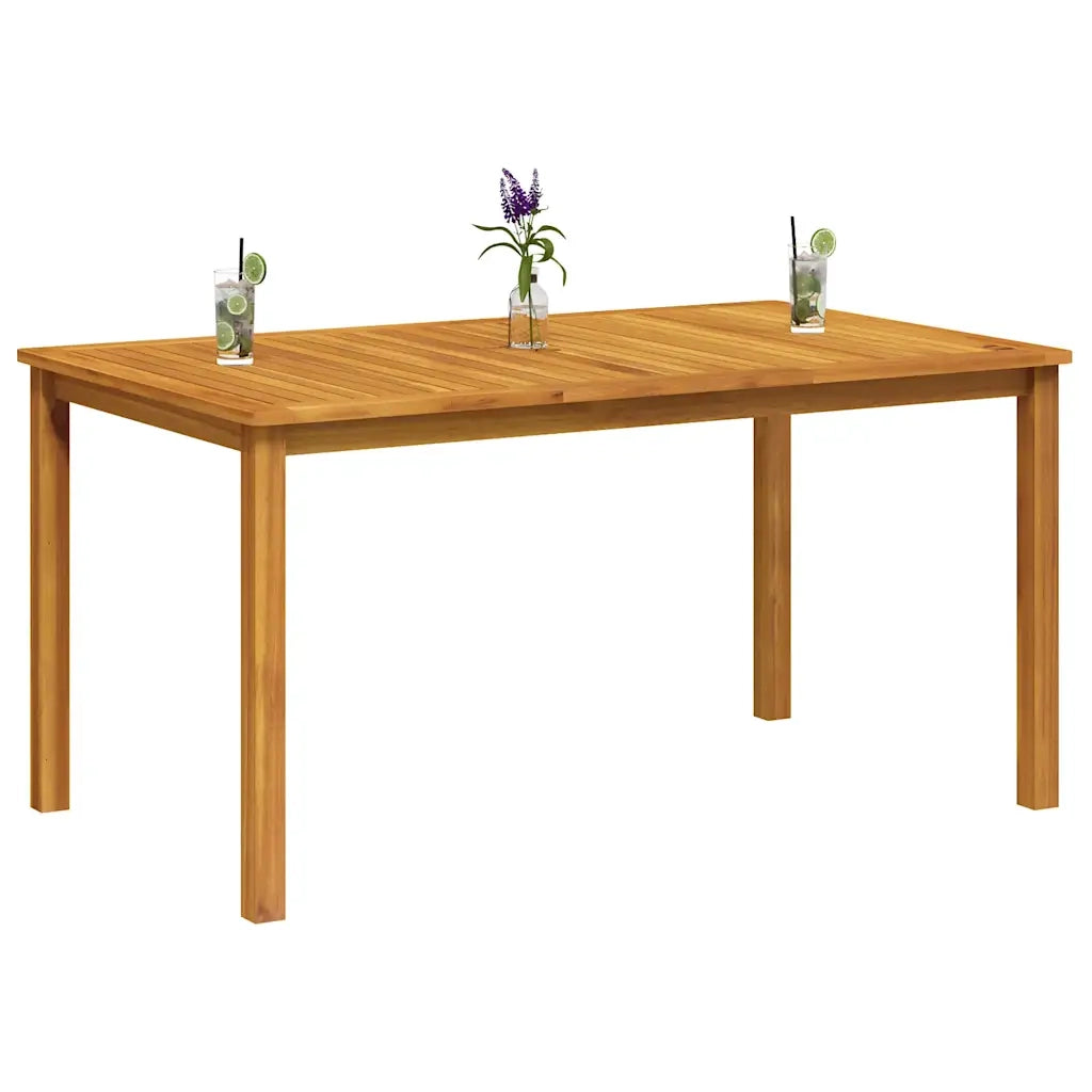Tavolo da Giardino 150x90x74 cm in Massello di Acacia 44105