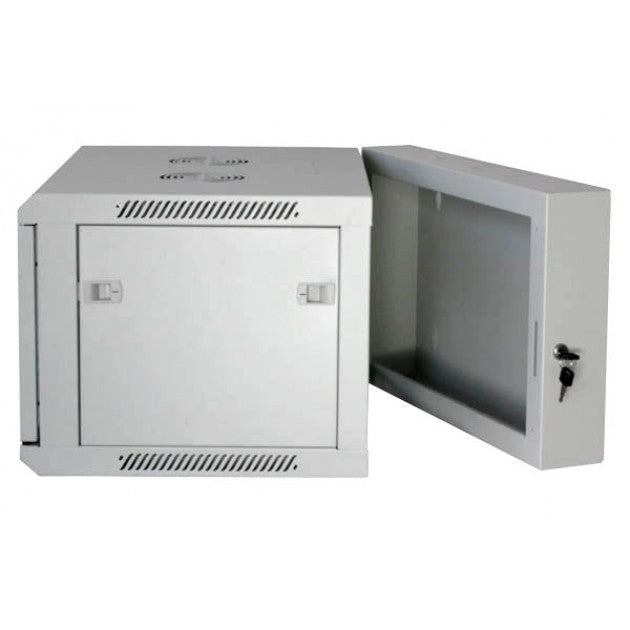 Armadio Rack 19'' a muro 15 unità due sezioni Grigio