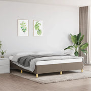 Struttura Letto a Rete a Molle Tortora 180x200 cm in Tessuto