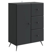 Credenza Nero 66 x 34,5 x 90 cm Legno ingegnerizzato 895546