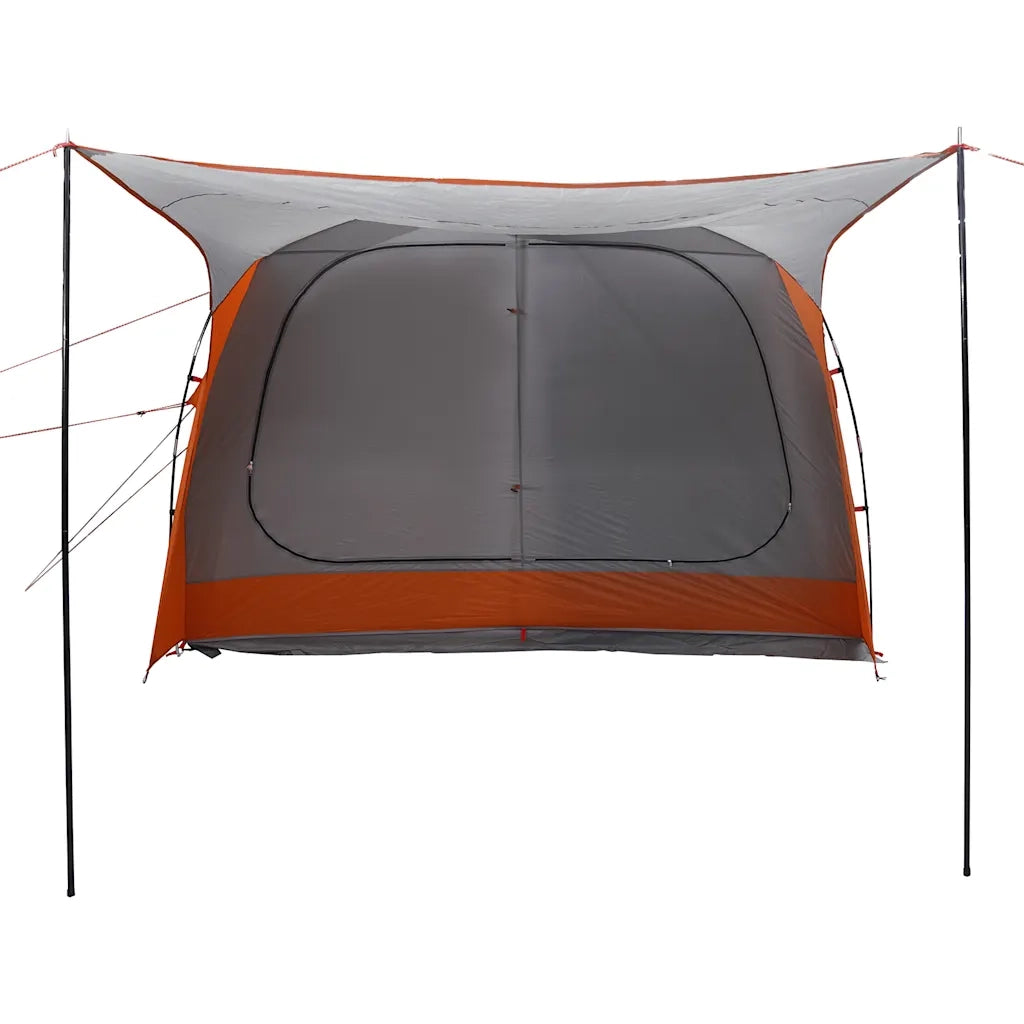 Tenda da Campeggio per Auto Grigio e Arancione Impermeabile 4009505