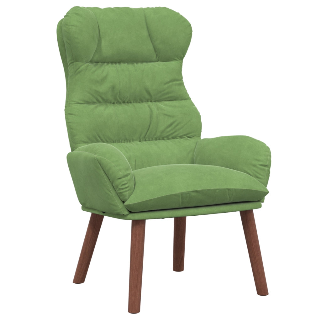 Poltrona Relax Light Green Velvet