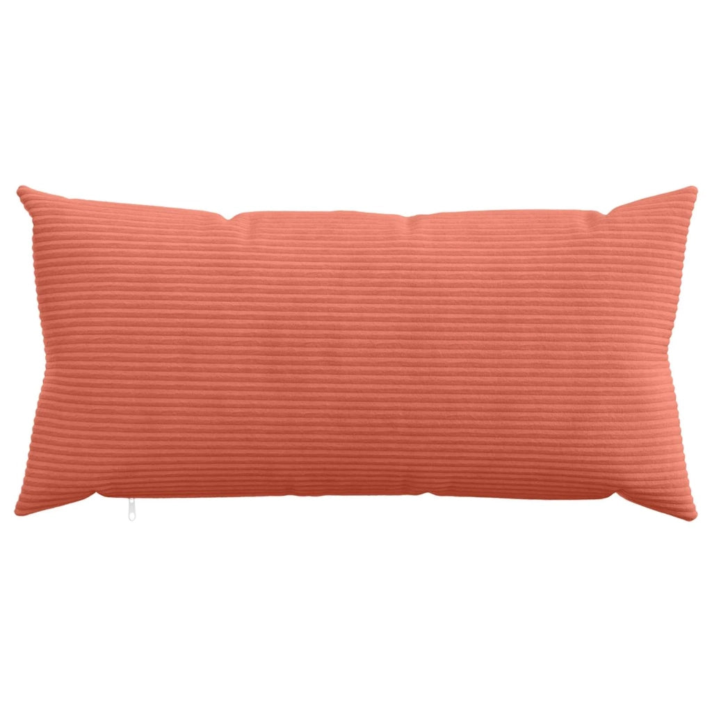 Federa 6 pcs HEERLEN Rosso Arancio 40 x 70 cm corduroy 909540