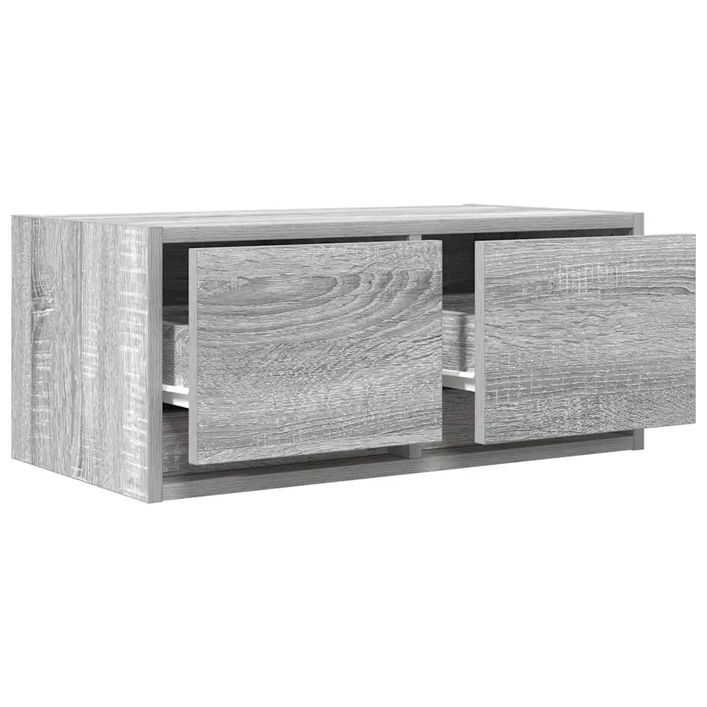 Mobili TV 2pz Grigio Sonoma 60x31x25,5 cm Legno Multistrato 861501