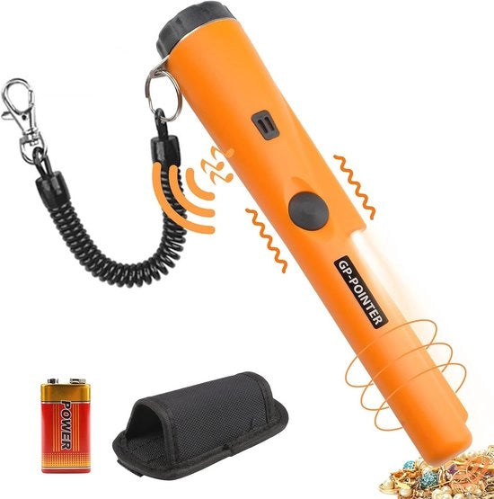 Pinpointer portatile con funzione 360 gradi - impermeabile e leggero per la ricerca di tesori