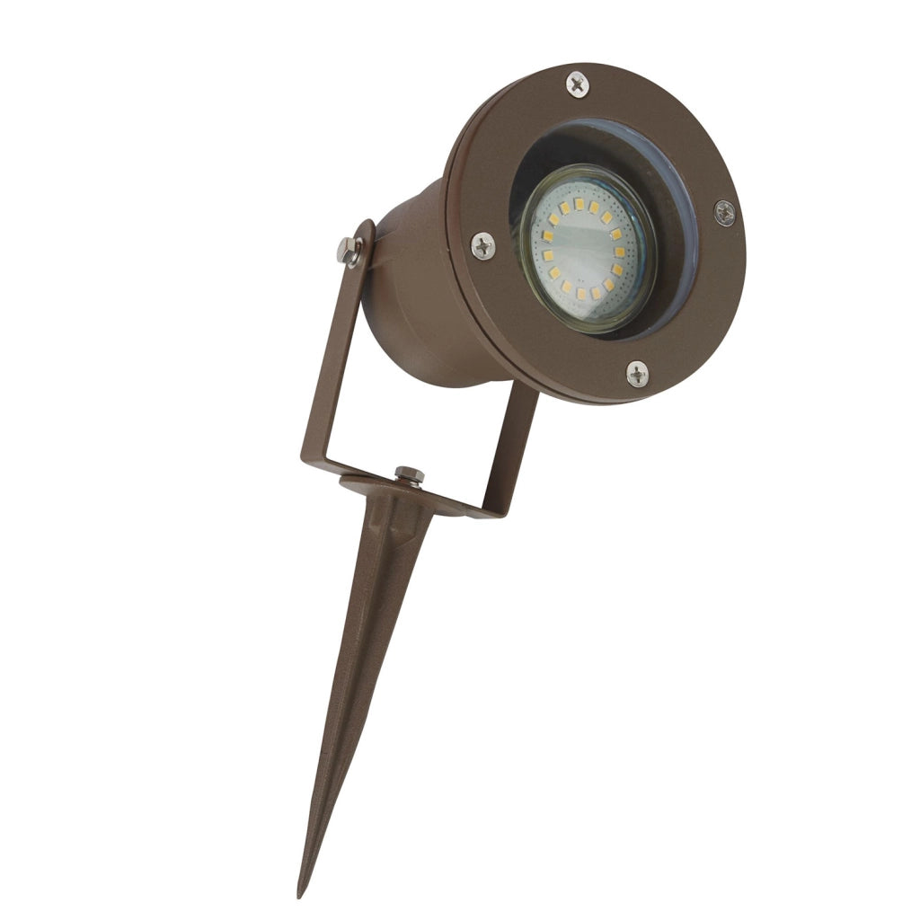 Spikey II Outdoor Spike - Metallo marrone ruggine e policarbonato