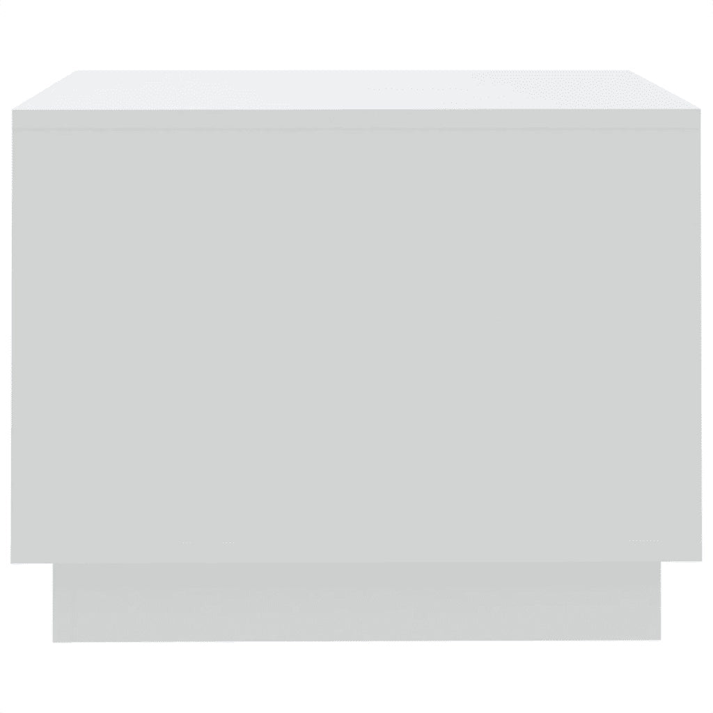Tavolino da Salotto Bianco 55x55x43 cm in Truciolato 810289