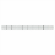 Recinzione da Giardino | Recinzione Metallica con Flangia Verde 2x25 m
