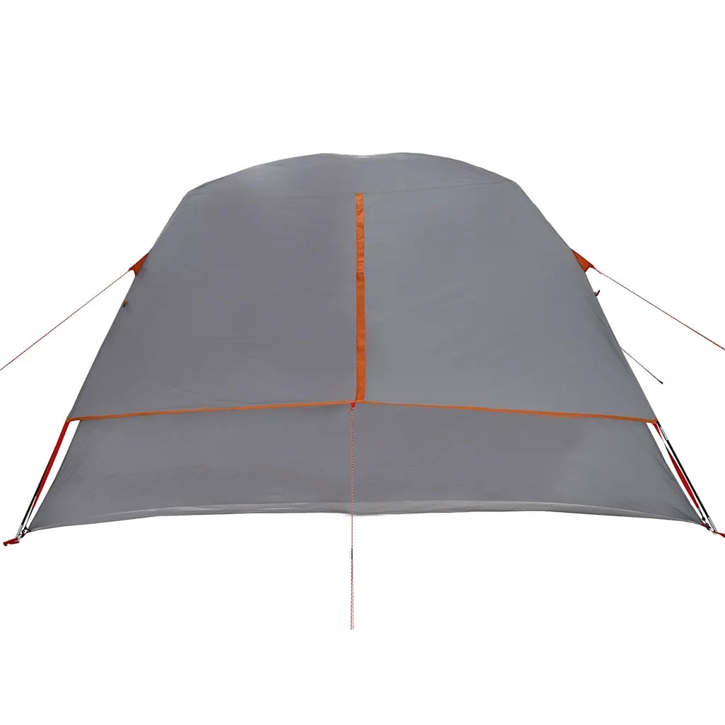Tenda Familiare Cabina 6 Persone Grigia Arancione Impermeabile 4009564