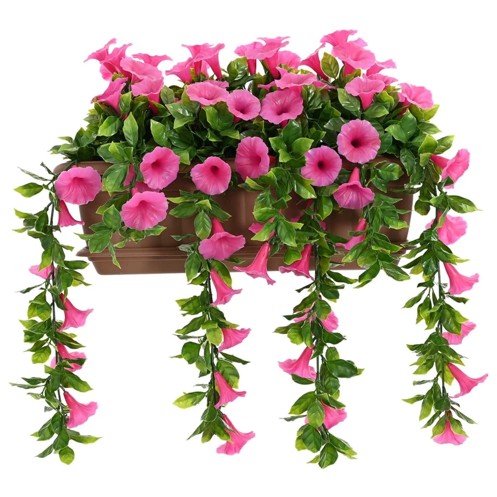 Fiori Artificiali Rosso Porpora 55 x 20 x 55 cm PE e Acciaio 42042384
