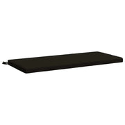 Cuscino per panchina SOEST 100% Poliestere Nero 110 x 50 x 5 cm 949268
