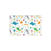 Tappeto Morbido per Bambini 120x90x0,8 cm Pieghevole Oceano Multicolore