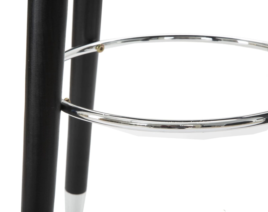 SGABELLO BAR PARIS BLU/SILVER CM � 35X74