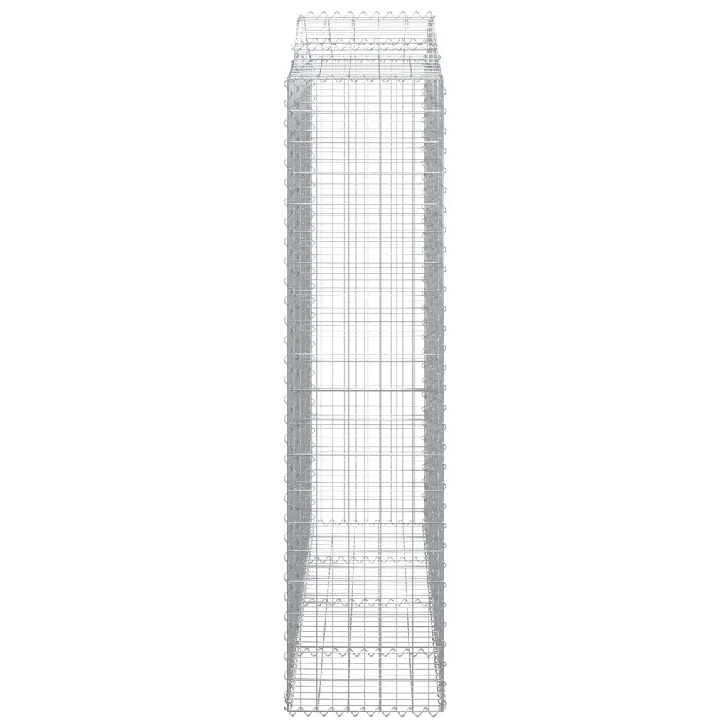 Cesti Gabbioni ad Arco 4 pz 200x50x200/220 cm Ferro Zincato 3145747
