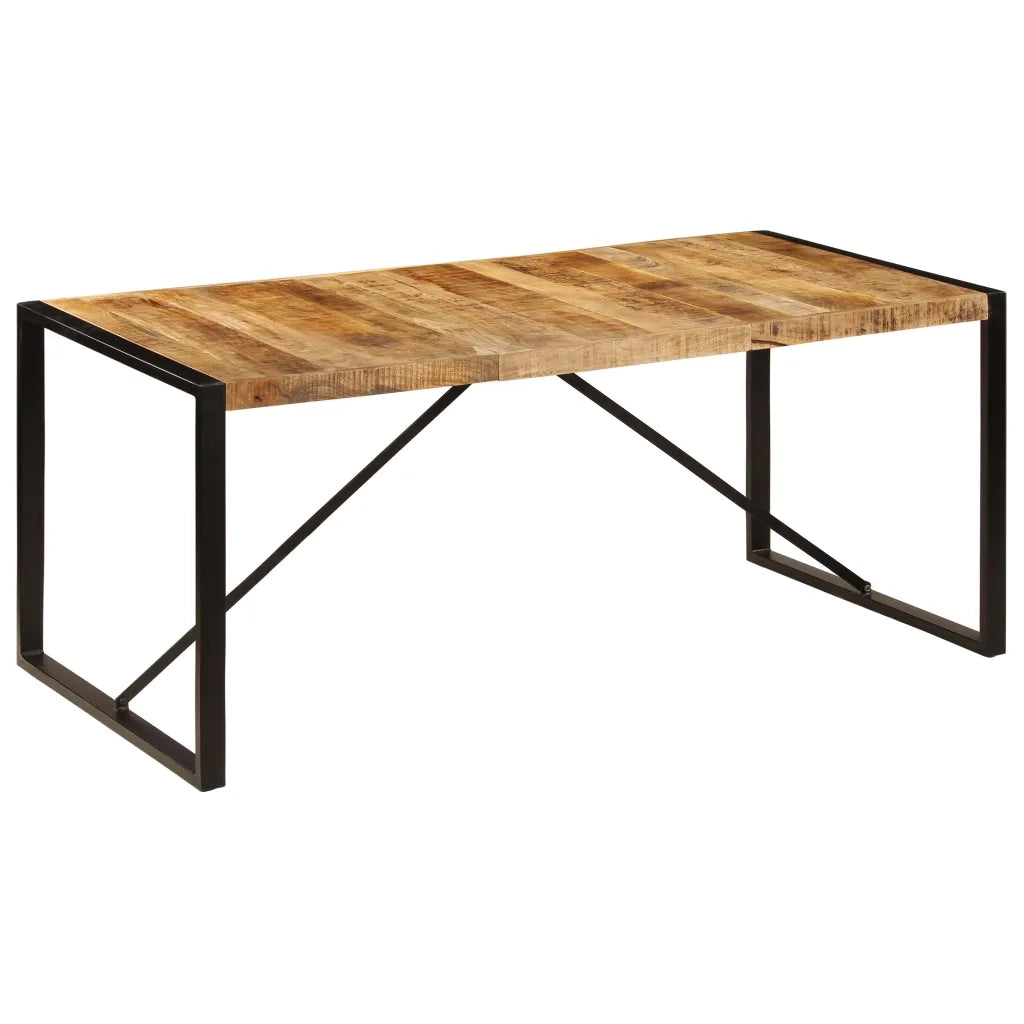Tavolo da Pranzo in Legno Massello di Mango Grezzo 180 cm cod mxl 25162