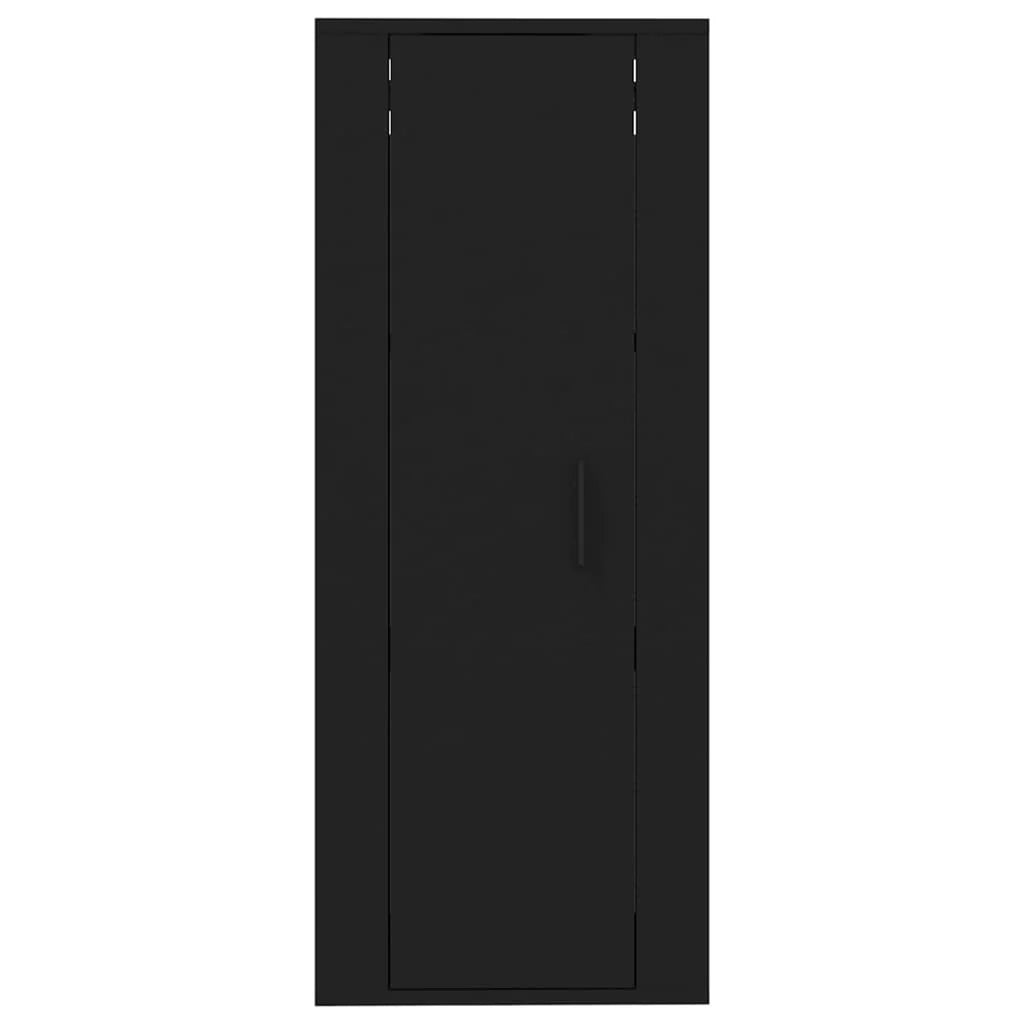 Mobile TV multimediale scaffale TV mobile TV credenza da parete 40 x 34,5 x 100 cm nero 02_0027767