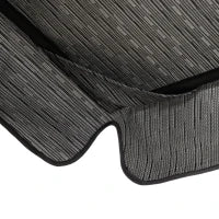 Dondolo da Giardino per 3 Persone con Tettuccio Regolabile e Cuscini, 200x120x170cm, Nero