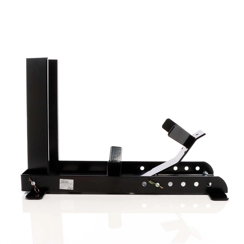Cavalletto blocca ruota moto max 680 kg, per pneumatici anteriori e posteriori da 16-21", reggi-ruota inclinabile