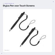 Penna Stylus - Sensibile alla Pressione del Luce - Penna per Touchscreen - Adatta per Tablet/Telefono - Puntino di Alta Qualità - Riduce la Fatica alla Pelle - Penna Digitale