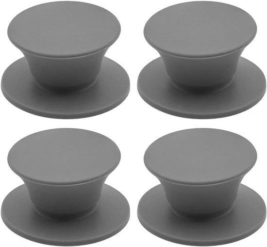 Pannendekselknop in silicone - Resistente al calore e antiscivolo - Sostituzione universale - Adatto per utensili da cucina e accessori da cucina