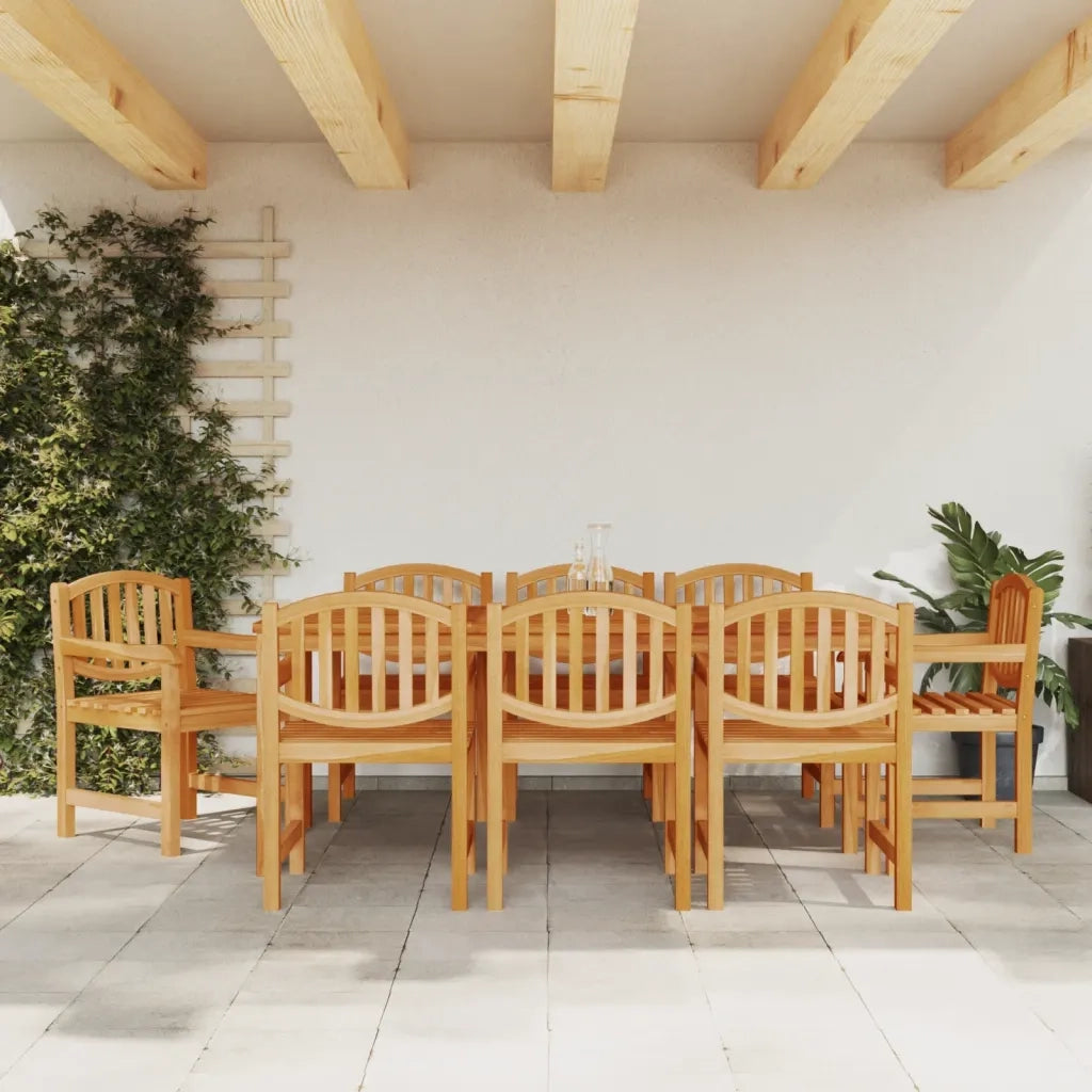 Sedie da Giardino 8 pz 58x59x88 cm in Legno Massello di Teakcod mxl 94068