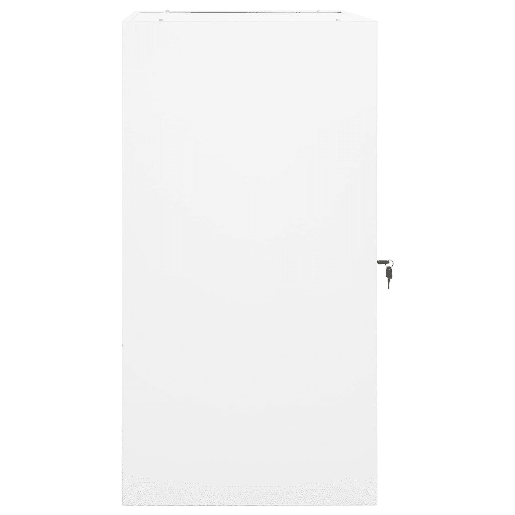 Armadio Porta Sella Bianco 53x53x105 cm in Acciaio 339603