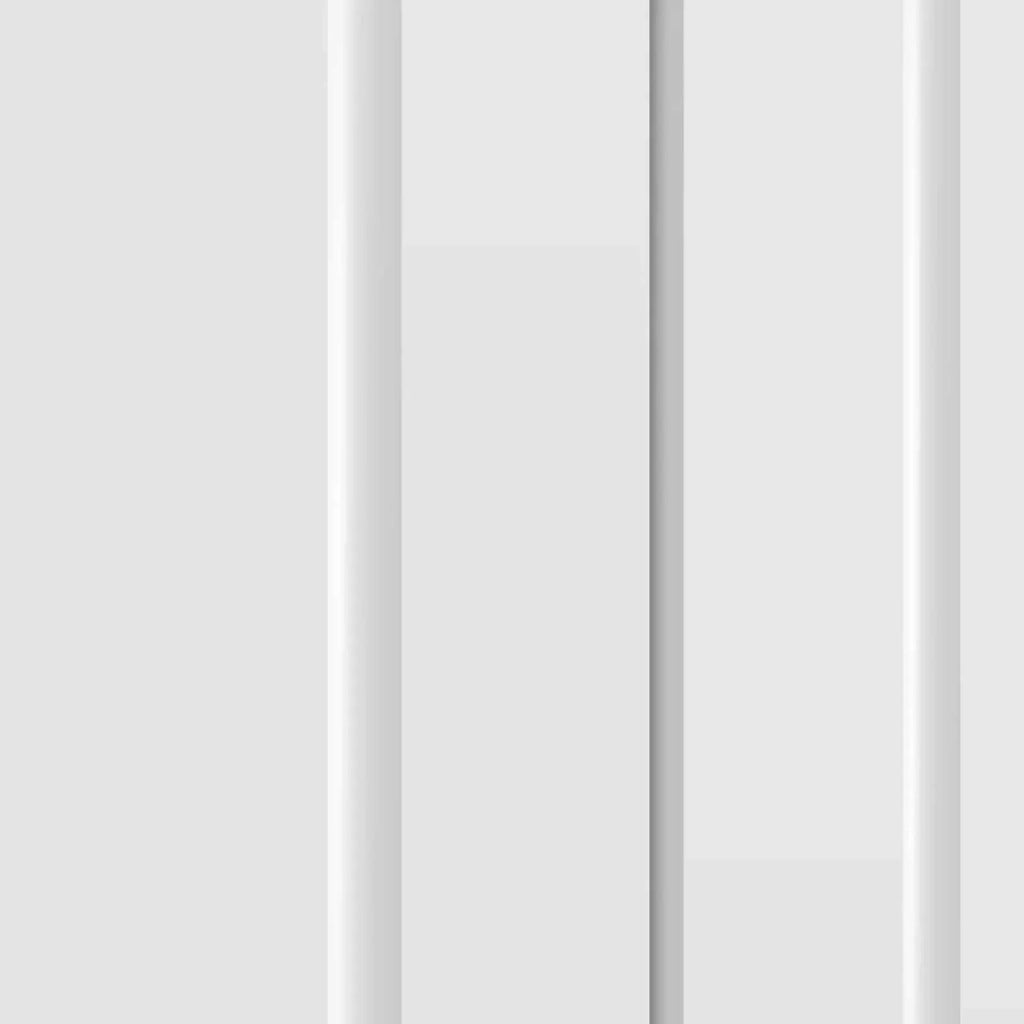 Credenza Bianco Lucido 89 x 34,5 x 82 cm Legno ingegnerizzato