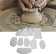 Schraper in RVS per Scultura - Idoneo per Terra - Acciaio Inossidabile - 10 Pezzi