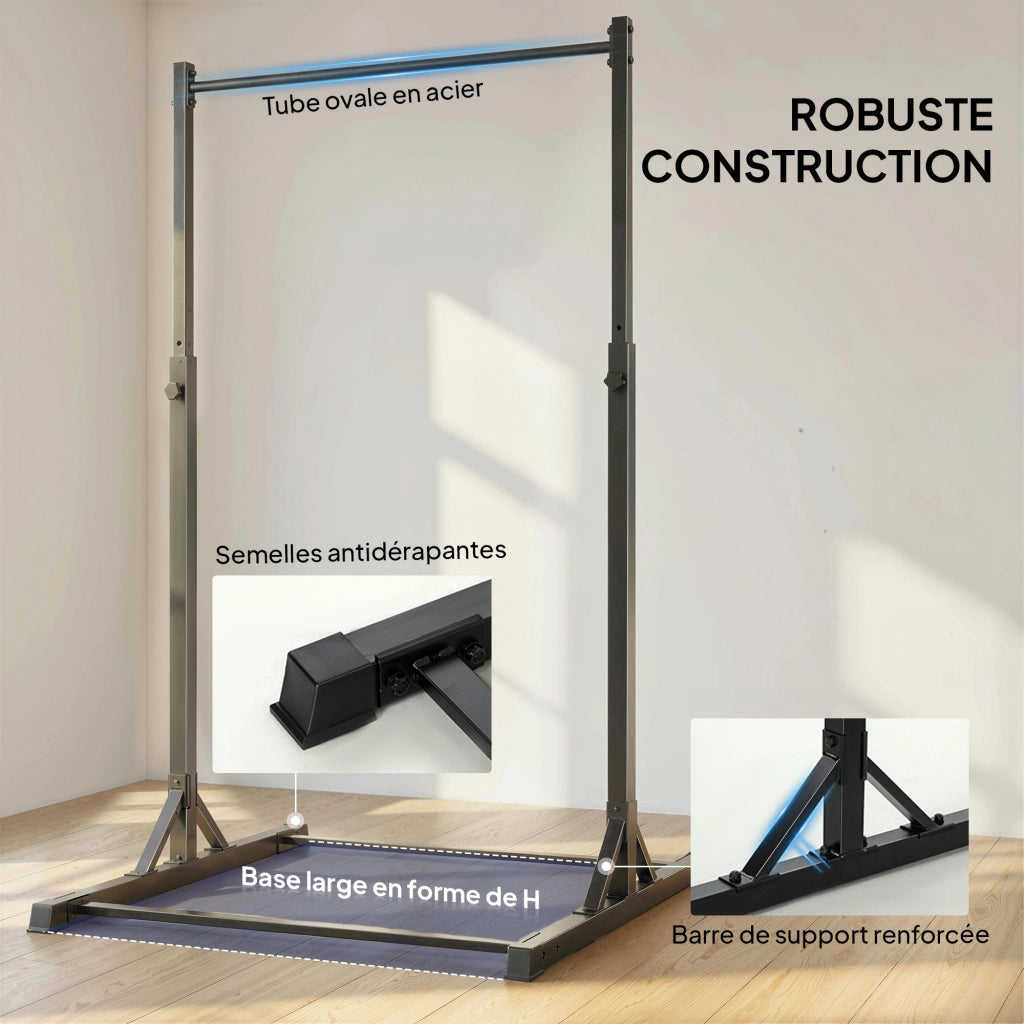Stazione Multifunzione Power Tower ¨C Xylo ¨C 200 kg, 8 Livelli, Nero