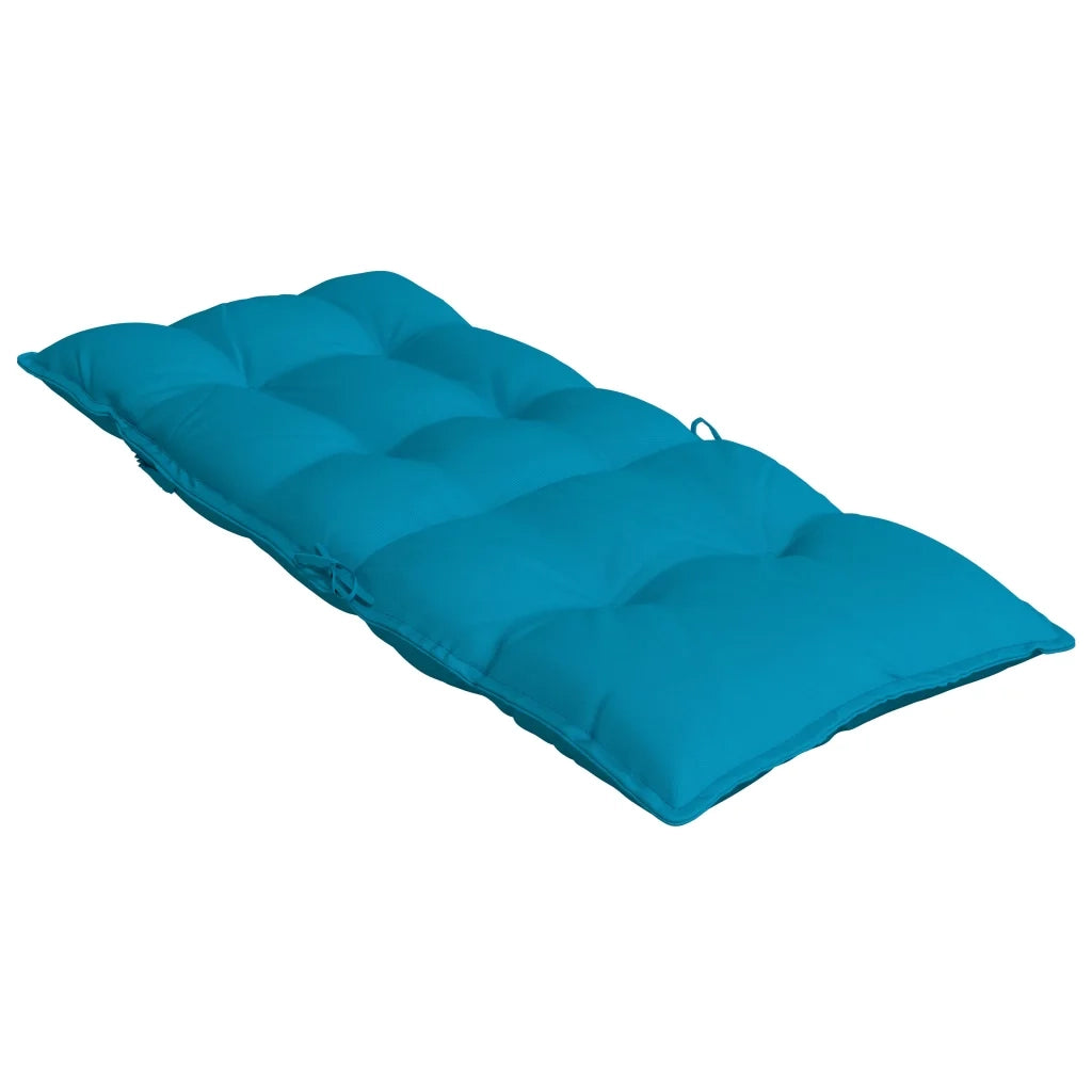 Cuscini Sedia con Schienale Alto 2 pz | Cuscini per sedie Blu Chiaro Tessuto Oxford