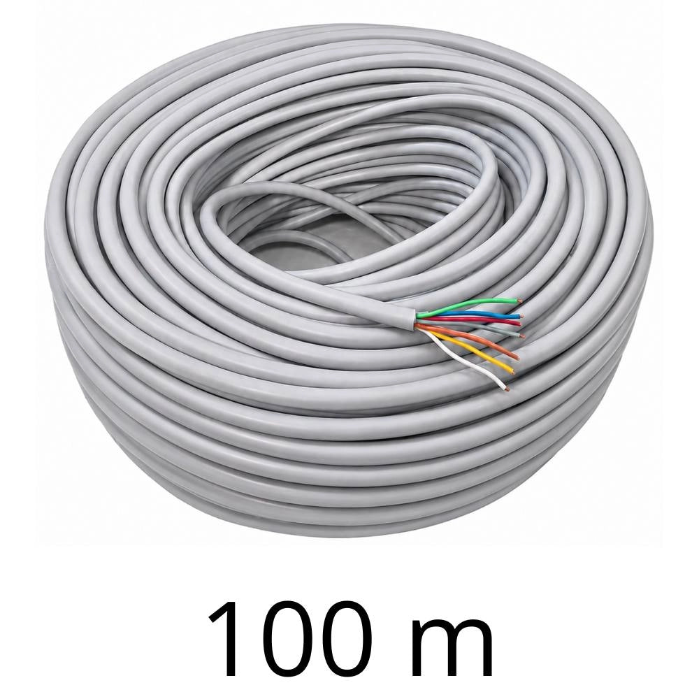 Cavo segnale fror 8x0,50 mm² non schermato eca grigio *** lunghezza metri 100, confezione 1