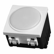 Serie Civile ETTROIT Bianco Compatibile Con Bticino Living Light (Lampada Led Segnapasso 2M 220V 4000K)