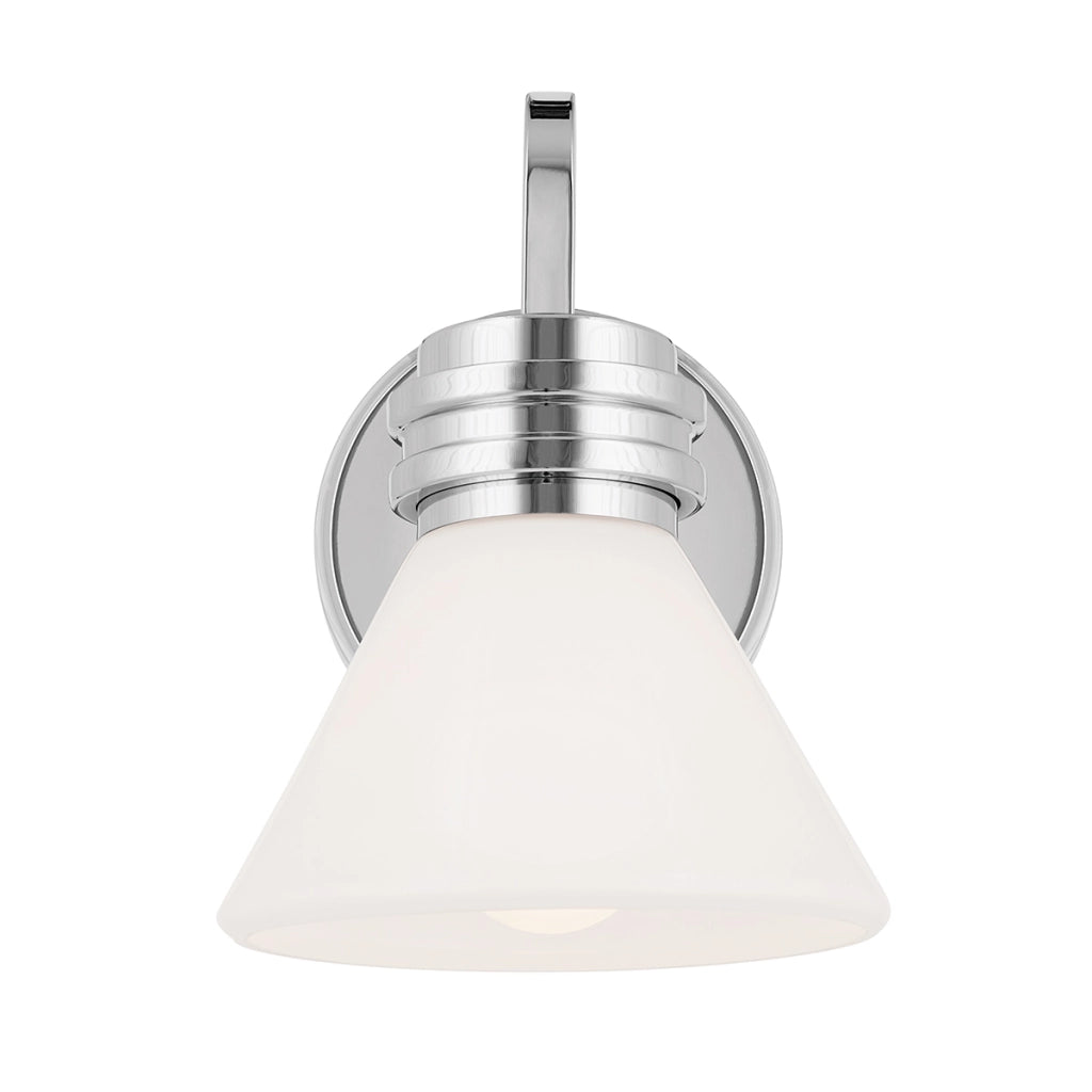 Applique bagno Farum cromo, vetro opale, 1xG9 3W Kichler