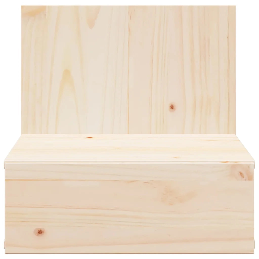 Comodino Marrone 42 x 32,5 x 40 cm Legno di pino massello 873493