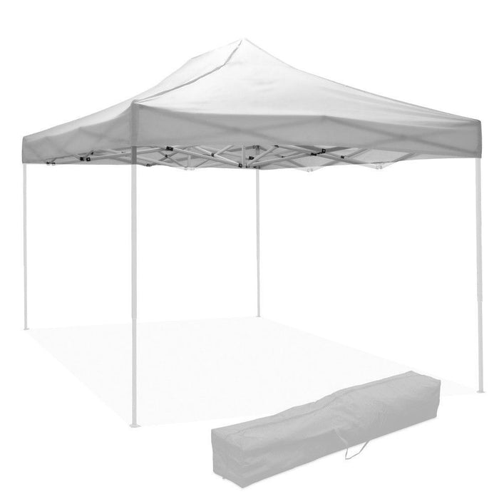 Telo Tetto di Ricambio per Gazebo Pieghevole 2x3m in Tessuto Oxford 600D Bianco