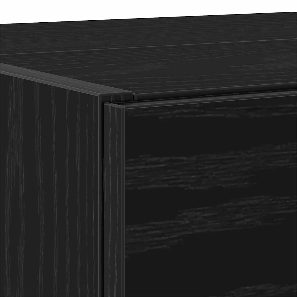 Mobile da Bagno Rovere Nero 78 x 37 x 59 cm Legno multistrato 868832