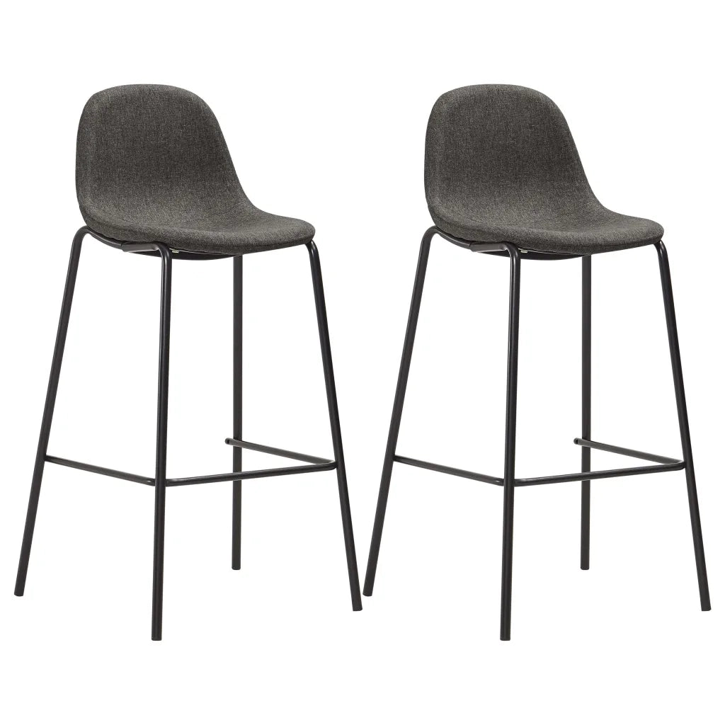 Set da Bar 3 pz in Tessuto Grigio Scuro 3051125