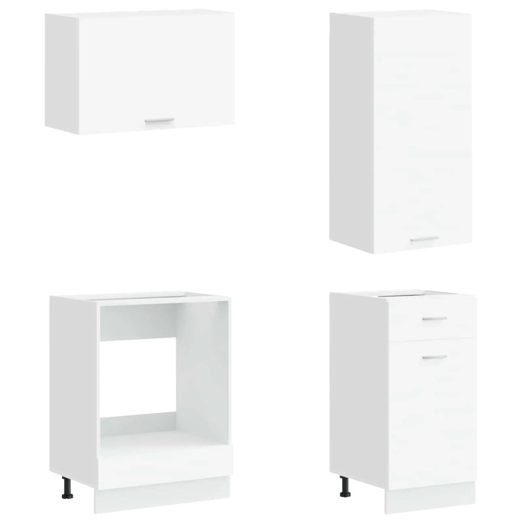 Unità Cucina LYON 8 pz Bianco Legno ingegnerizzato 3438203
