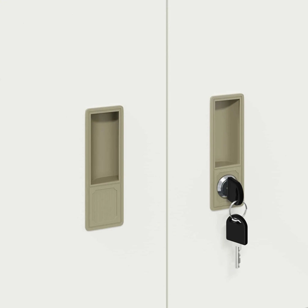 Armadio Bianco 90 x 40 x 40 cm Acciaio