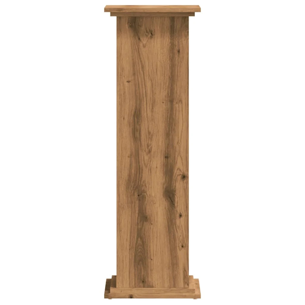 Portavasi mobiletto per fiori 33 x 33 x 100 cm legno ingegnerizzato marrone 02_0045138