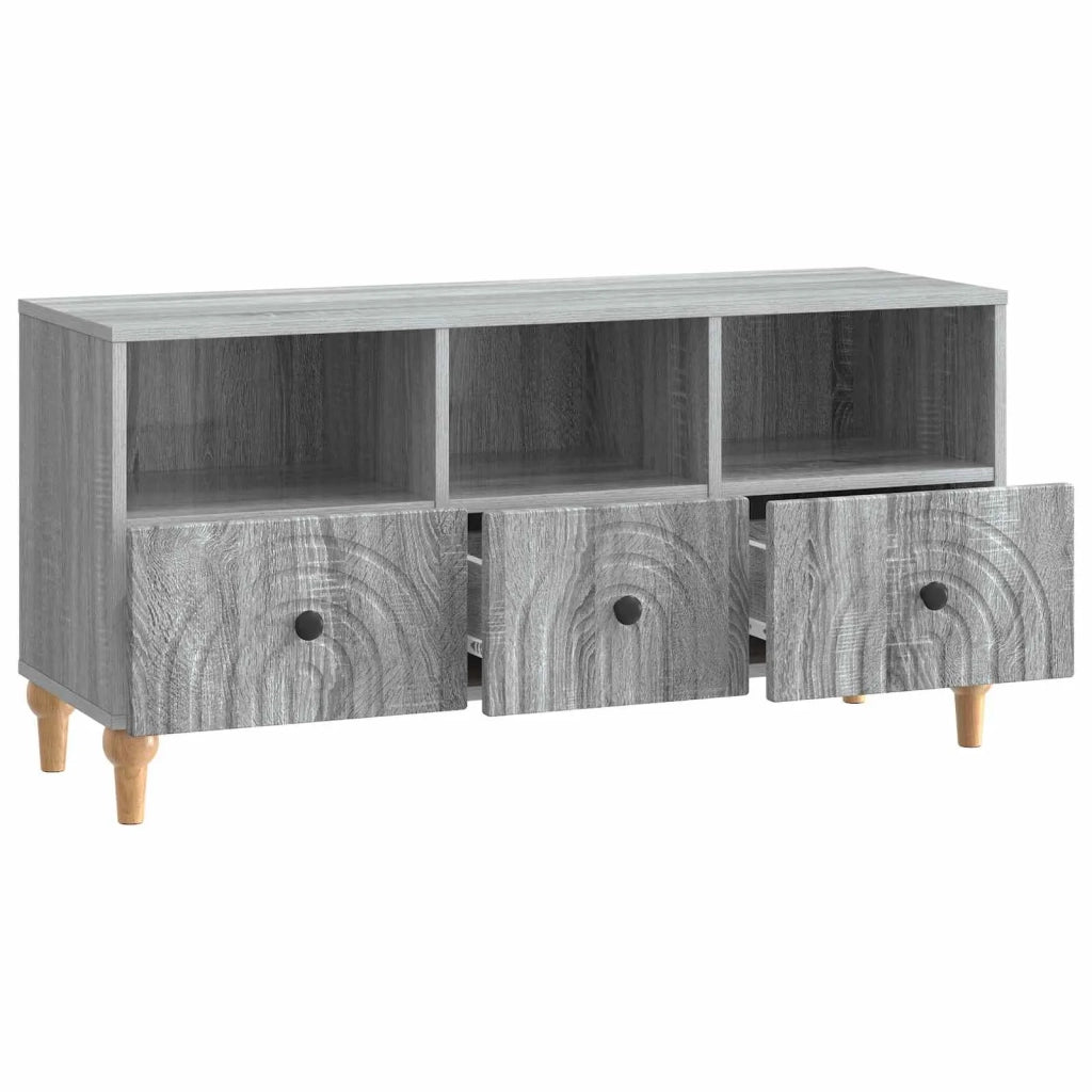 Mobile TV Sonoma grigia 102 x 34,5 x 50 cm Legno ingegnerizzato 894221
