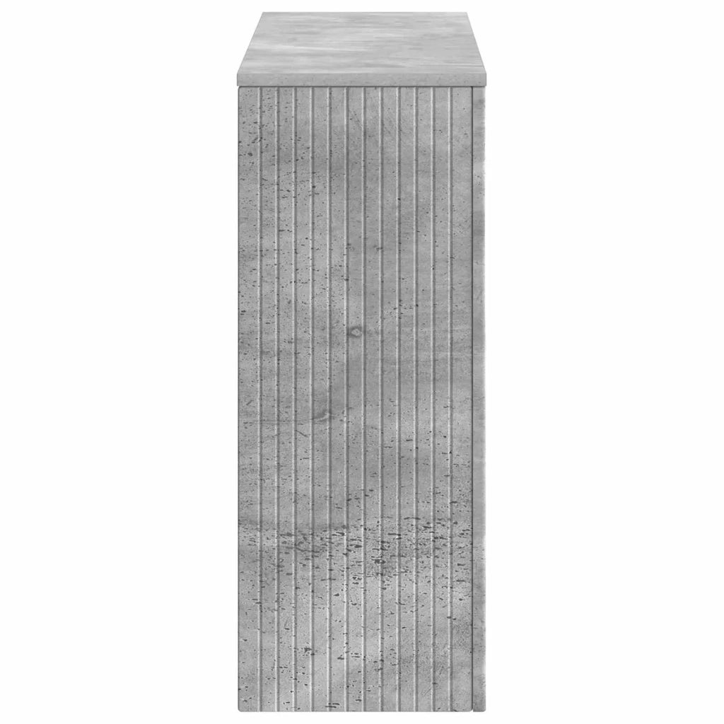 Tavolo consolle Rigato Grigio Cemento 101 x 29 x 74 cm