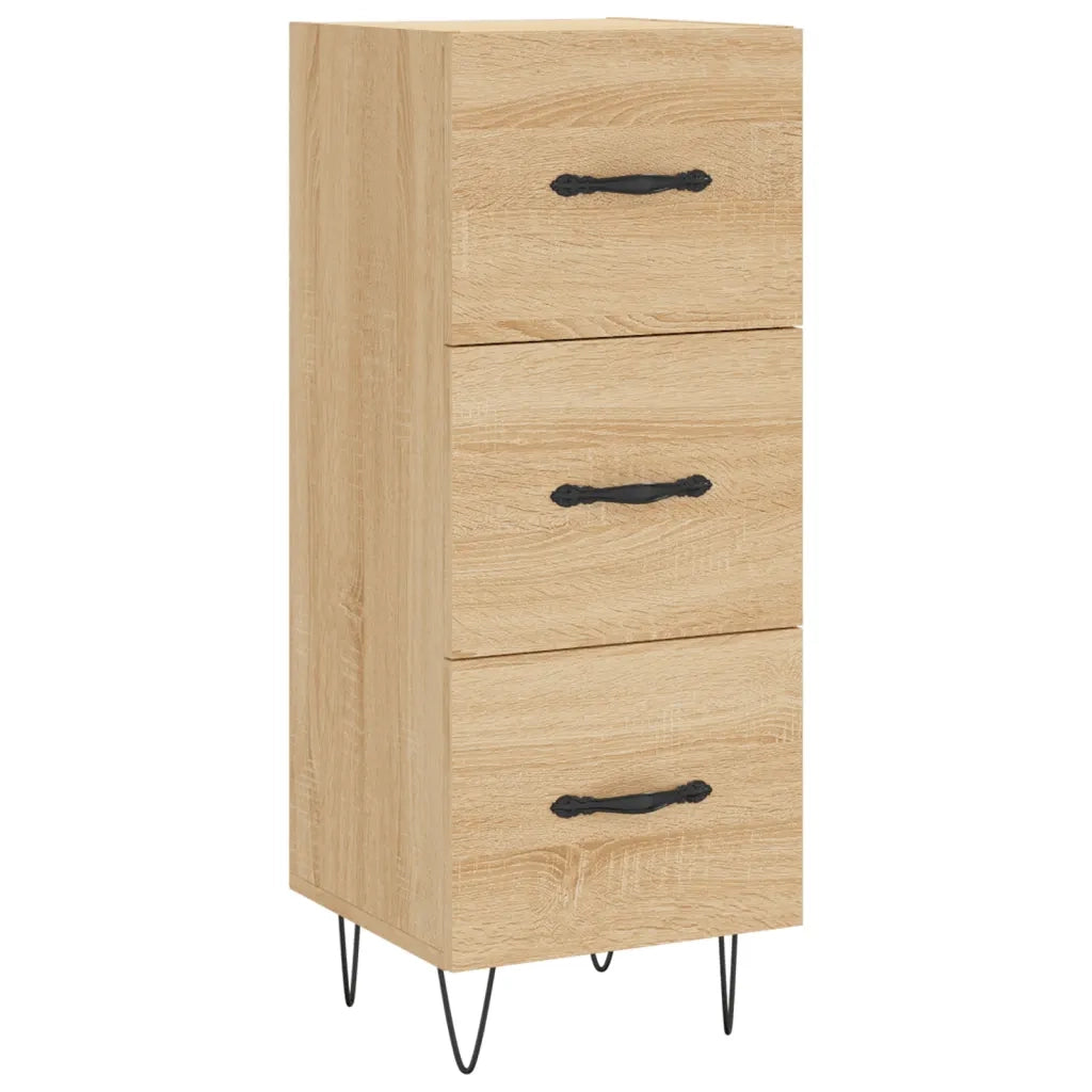 Credenza Rovere Sonoma 34,5x34x90 cm in Legno Multistratocod mxl 104390