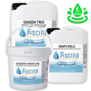 Kit mantenimento acqua senza cloro per piscine Volume piscina: Fino a 20 m³