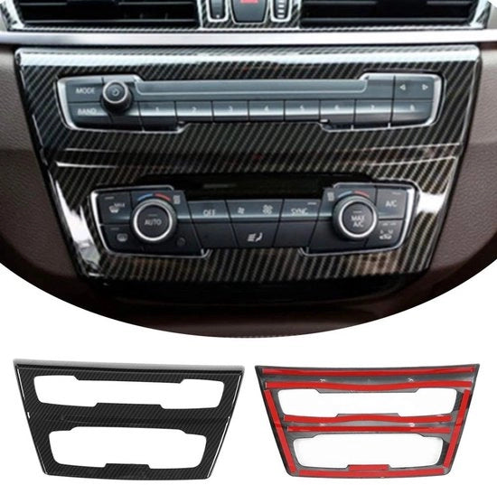 Console per console centrale - Sostituzione per X1 F48 2016-2019 - Materiale ABS/Koolstofvezel di alta qualità - Facile da installare - Duraturo - Retro con superficie autoadesiva