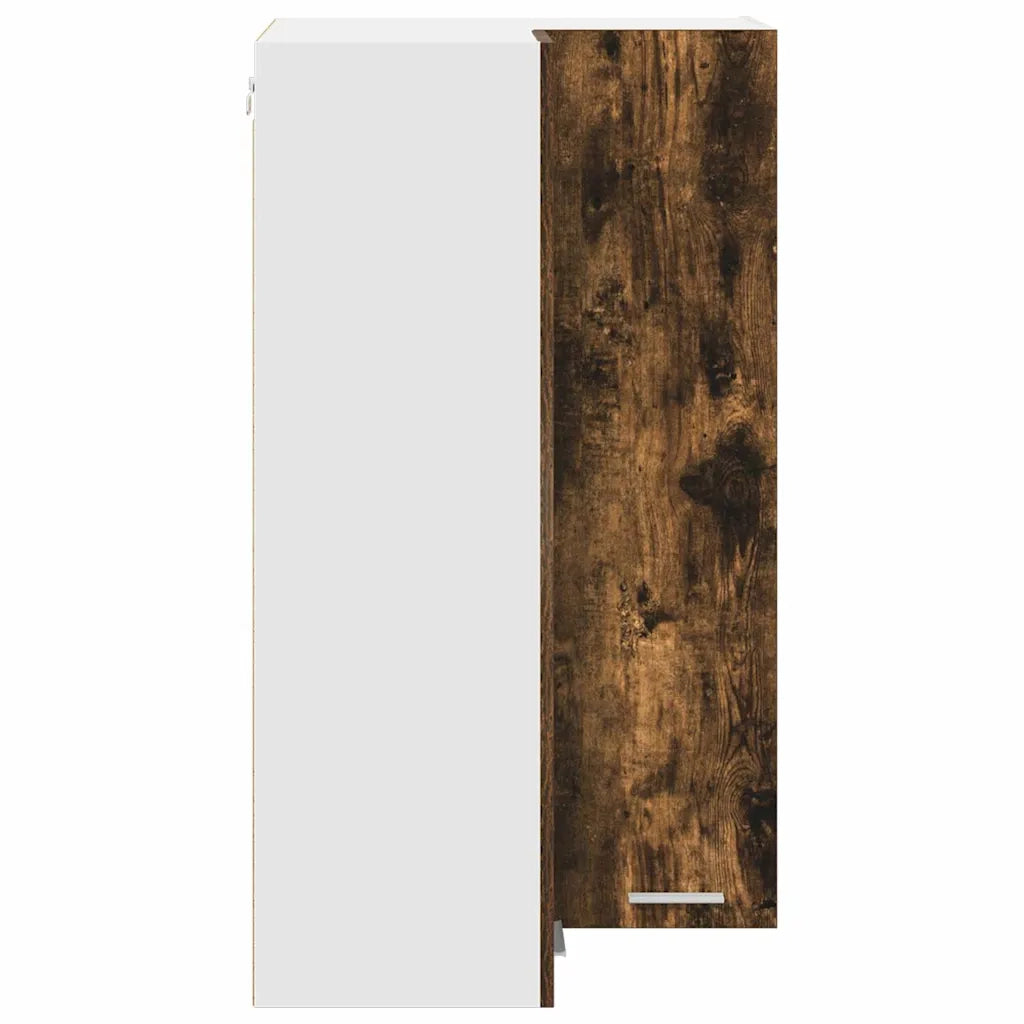 Armadio pensile Rovere Affumicato e Bianco 57 x 57 x 100 cm