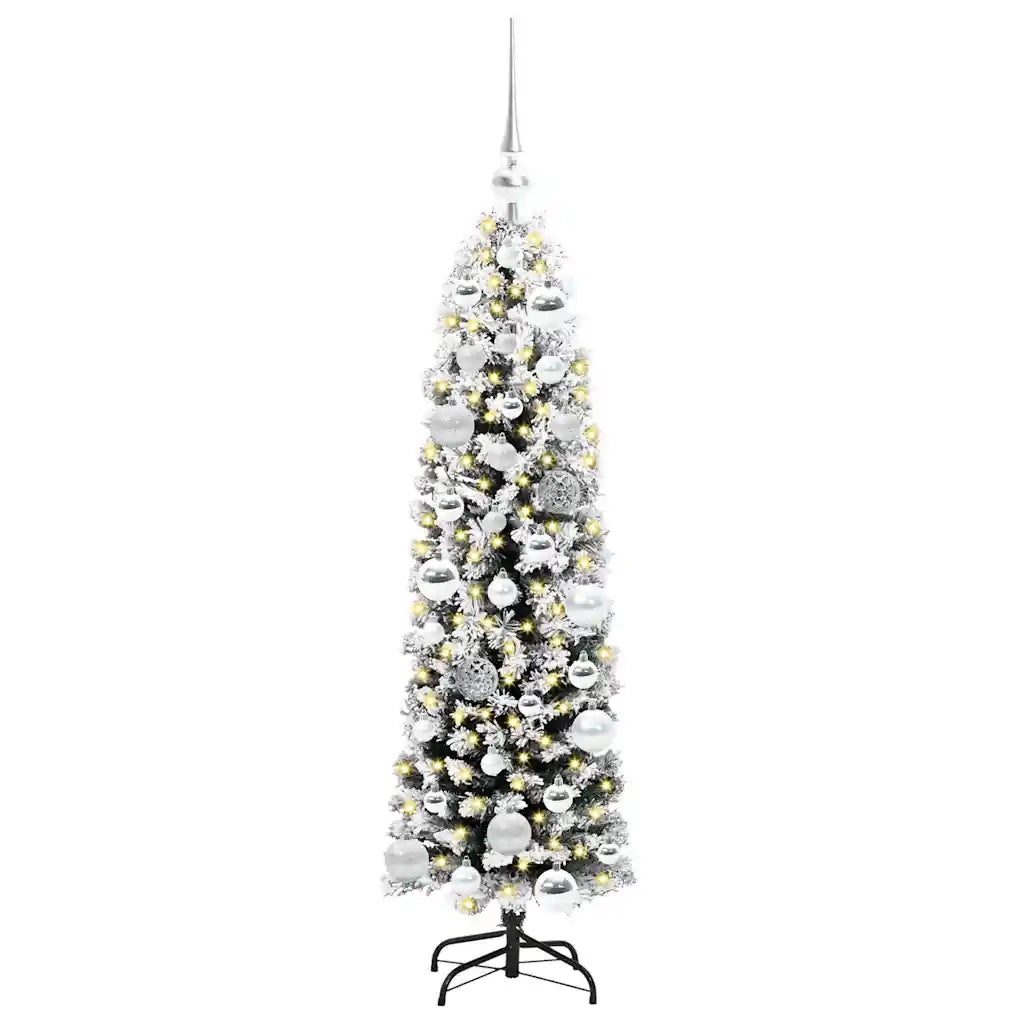 Albero di Natale artificiale con 150 LED Verde 120 cm 3395001